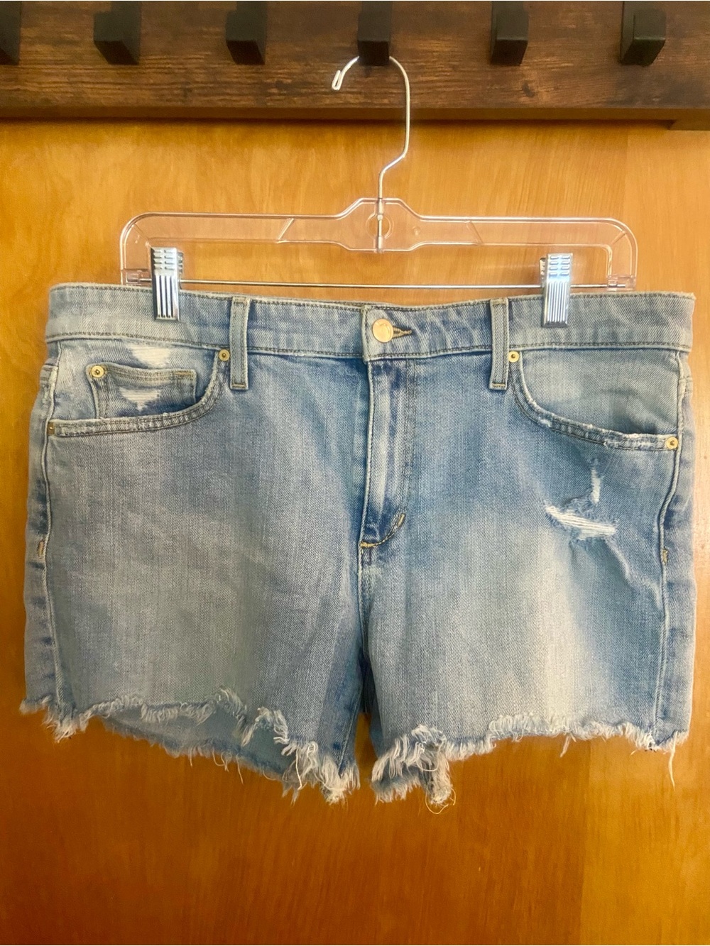 🩵💙🩵Joe's Jeans Light Blue Distressed Denim Cutoff Shorts